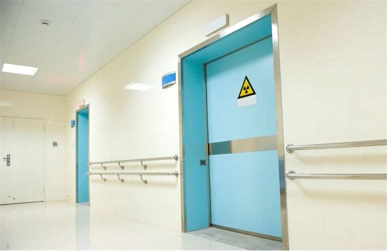 Porte anti rayon X avec matériel nucléaire